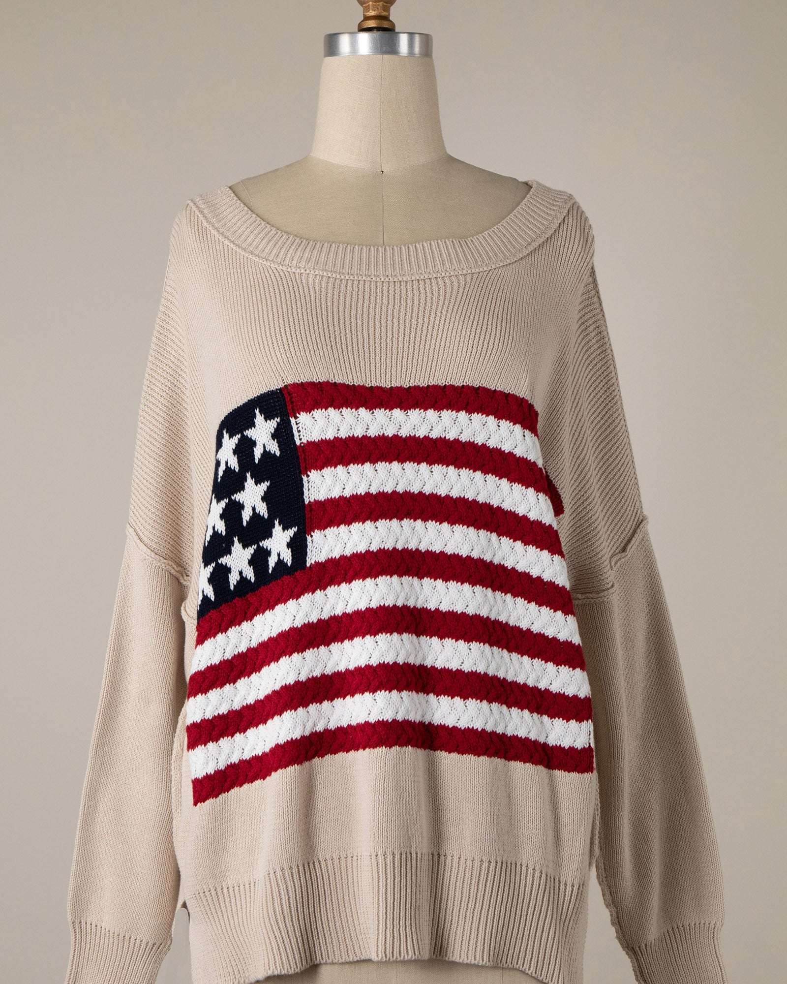 American Flag Knit Sweater | Yeah Gurl Boutique
