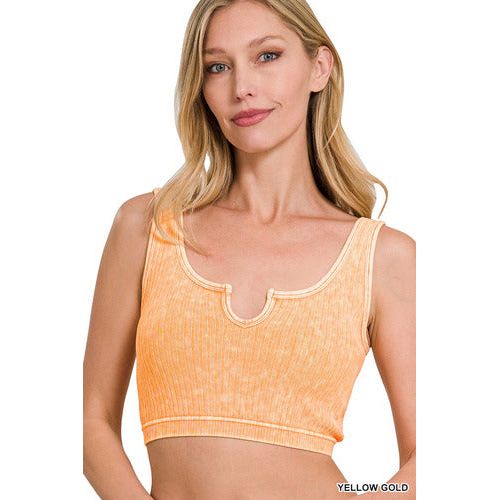 The Kelsey Keyhole Cropped Tank (+ More Colors)