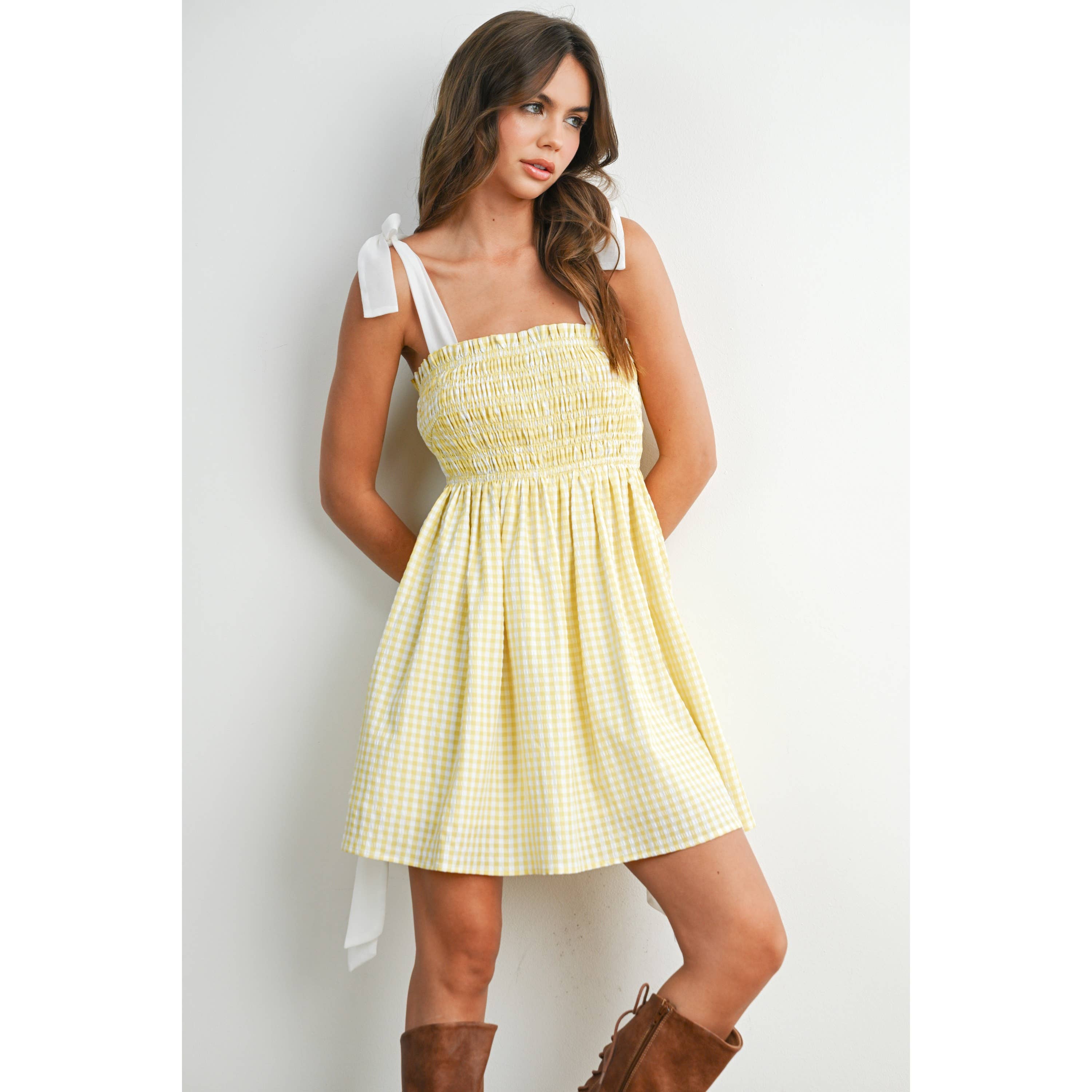 Gingham Mini Sundress