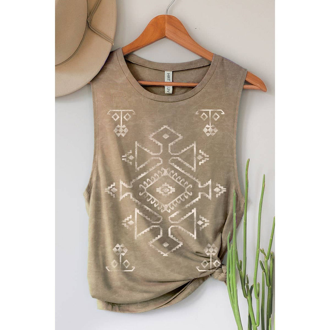 Aztec Mineral Graphic Tank Top