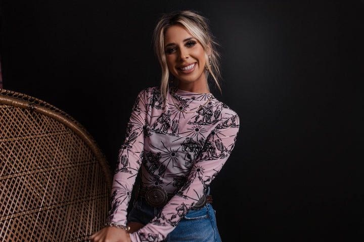 Sunshine 3D Printed Mesh Top | Pink