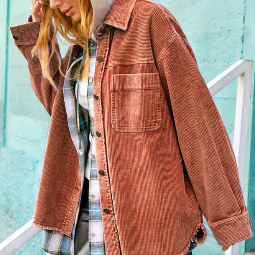 Lively Corduroy Jacket (Ginger)