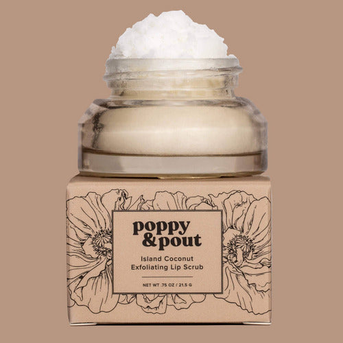 Poppy & Pout | Island Coconut Lip Scrub
