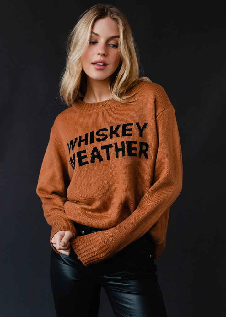 Whiskey Weather Sweater | Brown