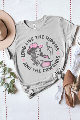 Love Live the Hippies & Cowgirls Graphic Tee