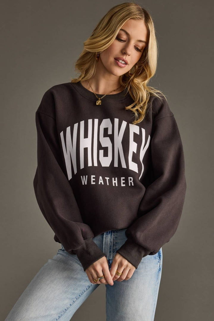 Whiskey Weather Sweatshirt | Charcoal