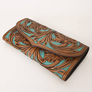 Turquoise Bloom Wallet