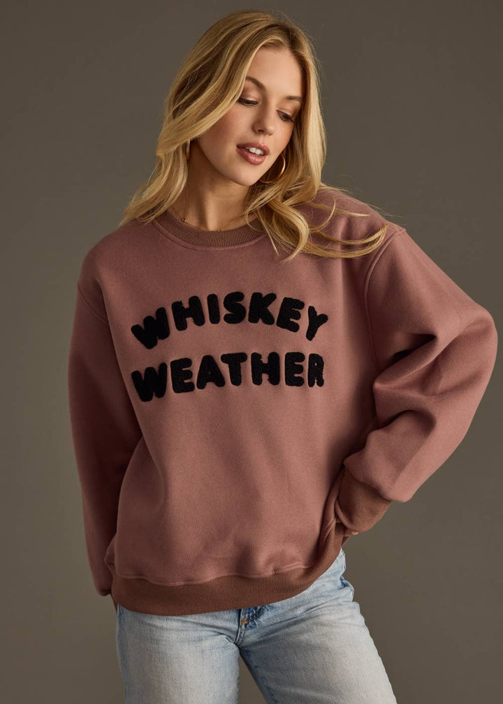 Whiskey Weather Sweatshirt | Mocha