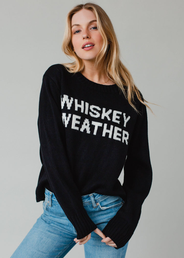 Whiskey Weather Sweater | Black