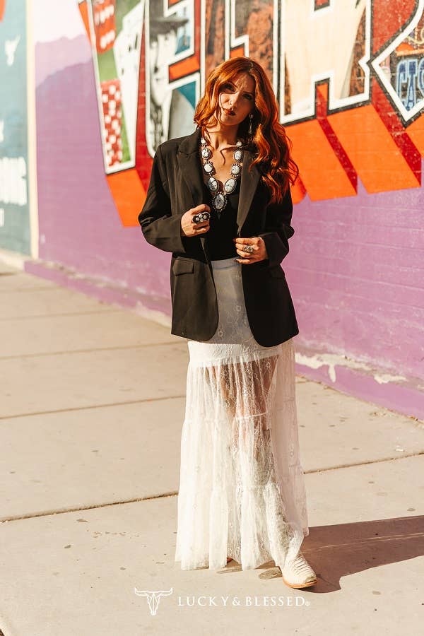 Prairie Moon Lace Maxi Skirt