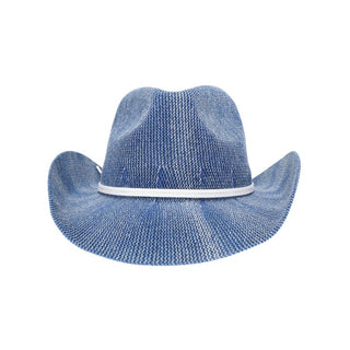 Lakeside Knit Cowboy Hat | Denim