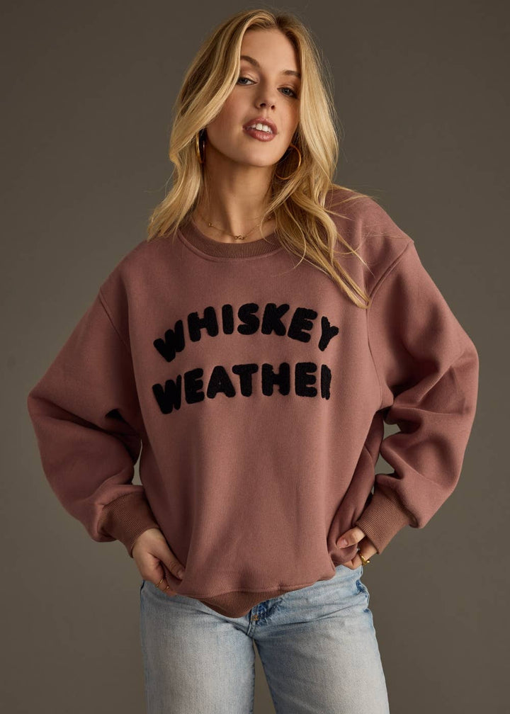 Whiskey Weather Sweatshirt | Mocha