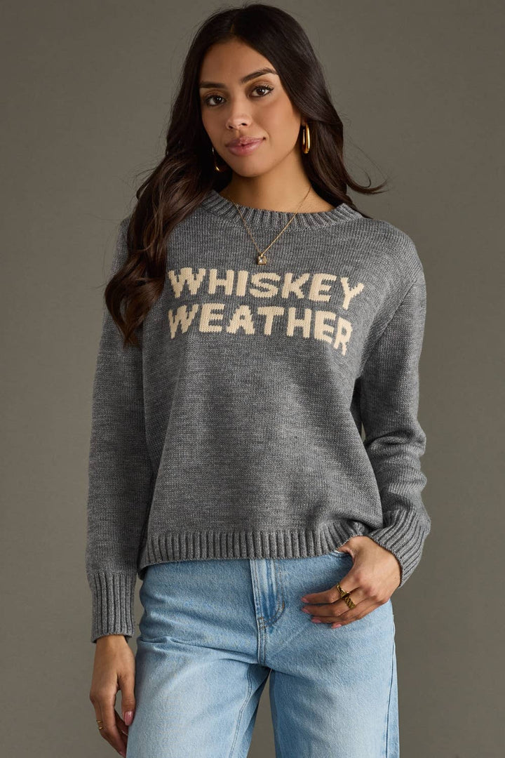 Whiskey Weather Sweater | Gray