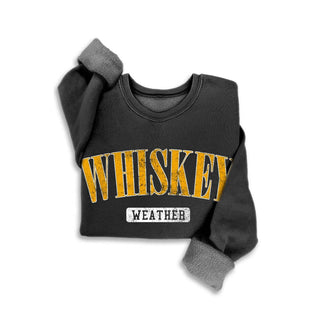 Whiskey Weather Crewneck | Mineral Black