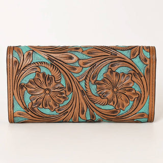 Turquoise Bloom Wallet