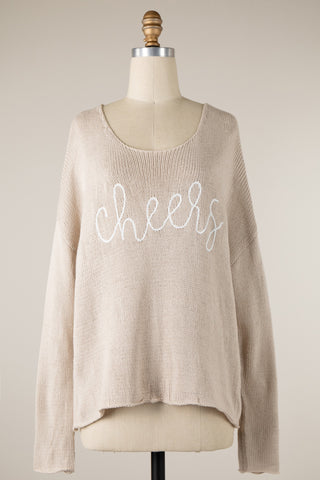 Cheers Sweater (Khaki)