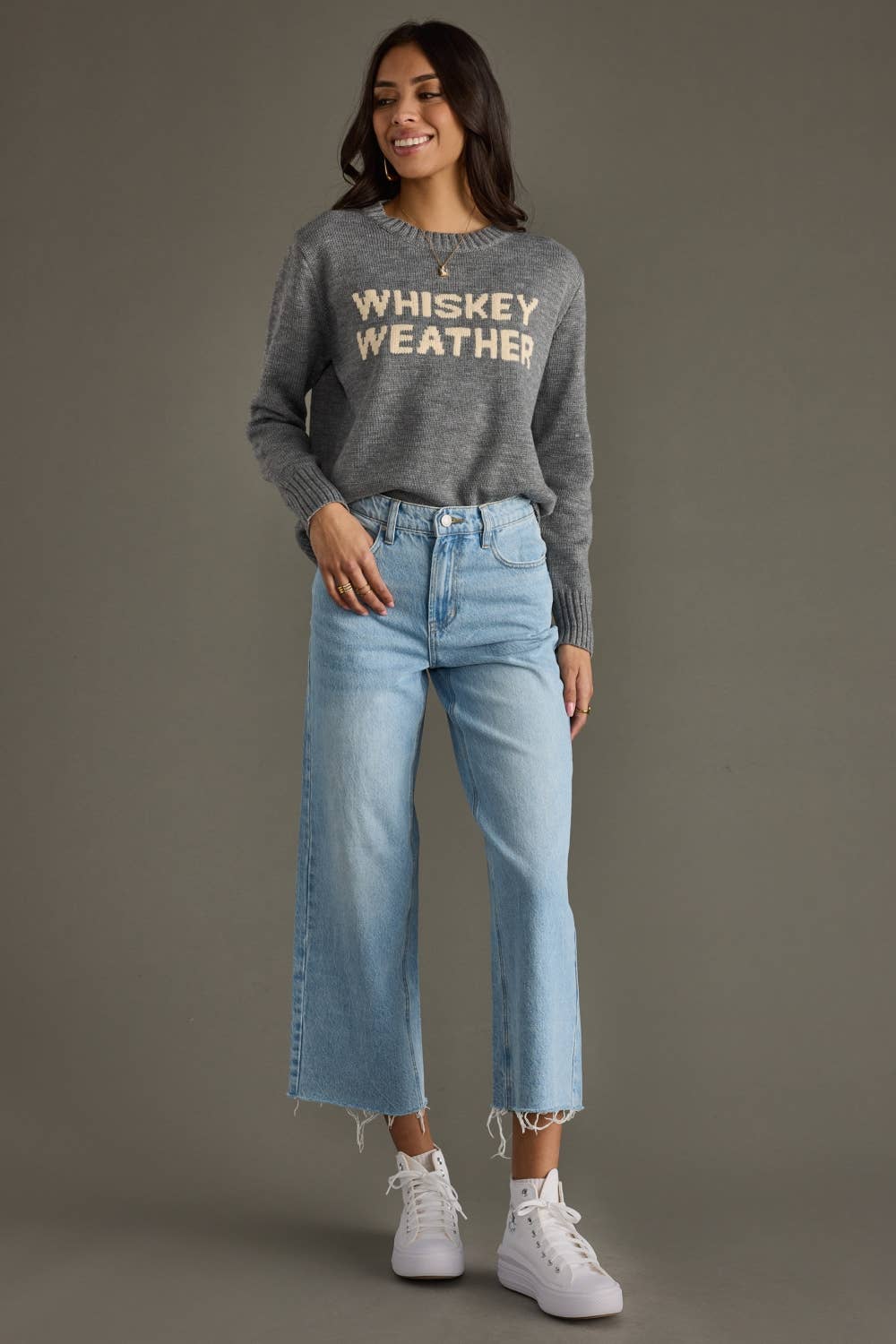 Whiskey Weather Sweater | Gray