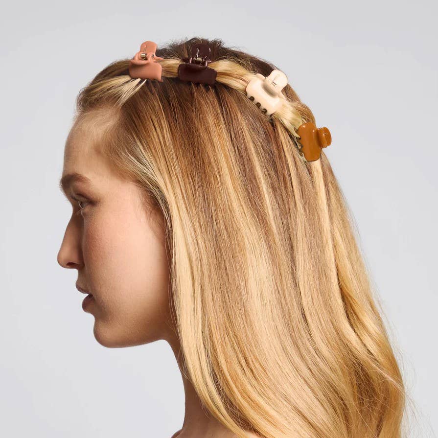 Recycled Plastic Mini Cloud Clips 8pc Set | Sedona