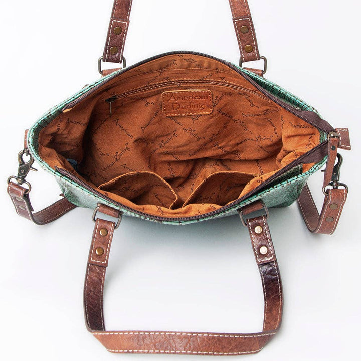 Crocodile Embosseed Leather Bag