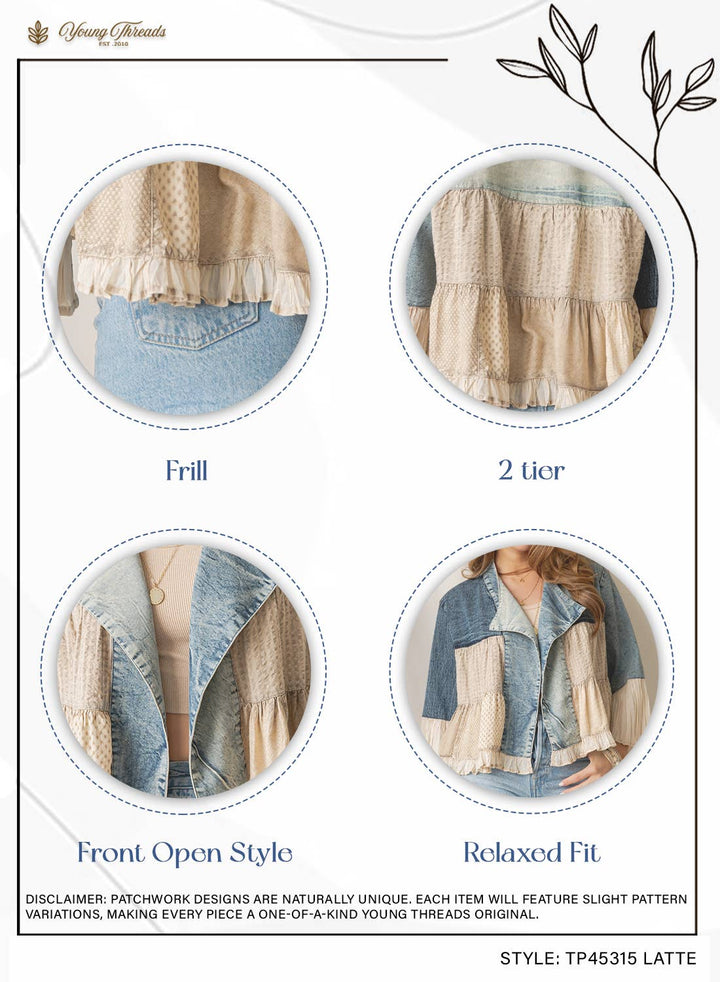 Boho Embroidered Longline Shrug