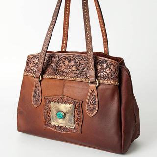 Cowgirl Jewel Turquoise Stone Tote