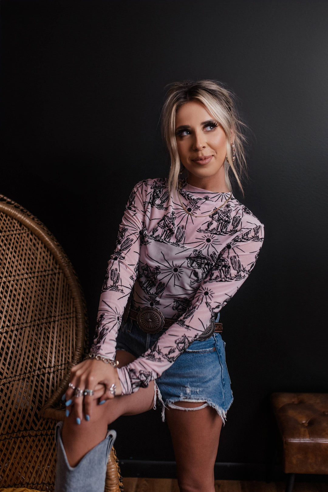 Sunshine 3D Printed Mesh Top | Pink