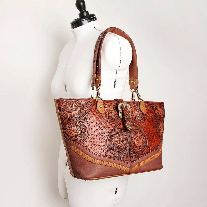 Tooled Leather Cowgirl Bag