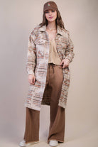 Aztec & Plaid Coat