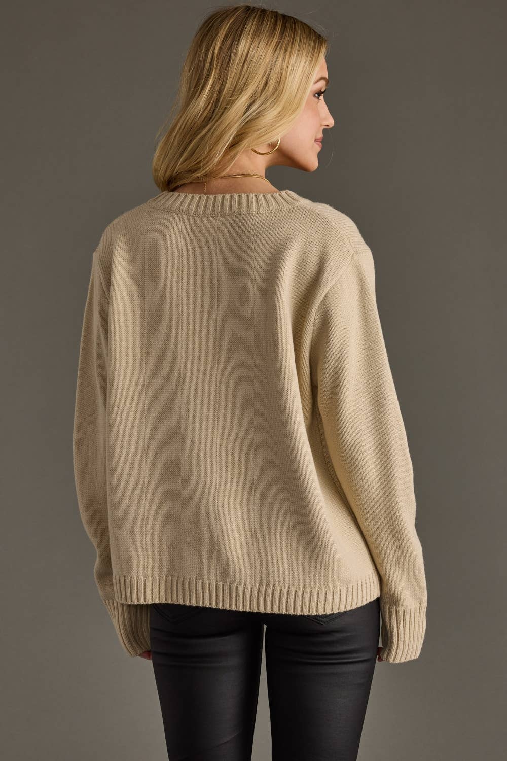 Whiskey Weather Sweater | Light Tan