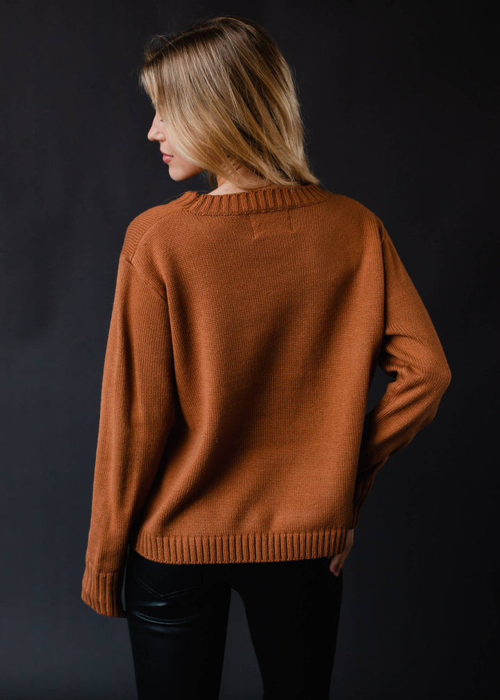 Whiskey Weather Sweater | Brown
