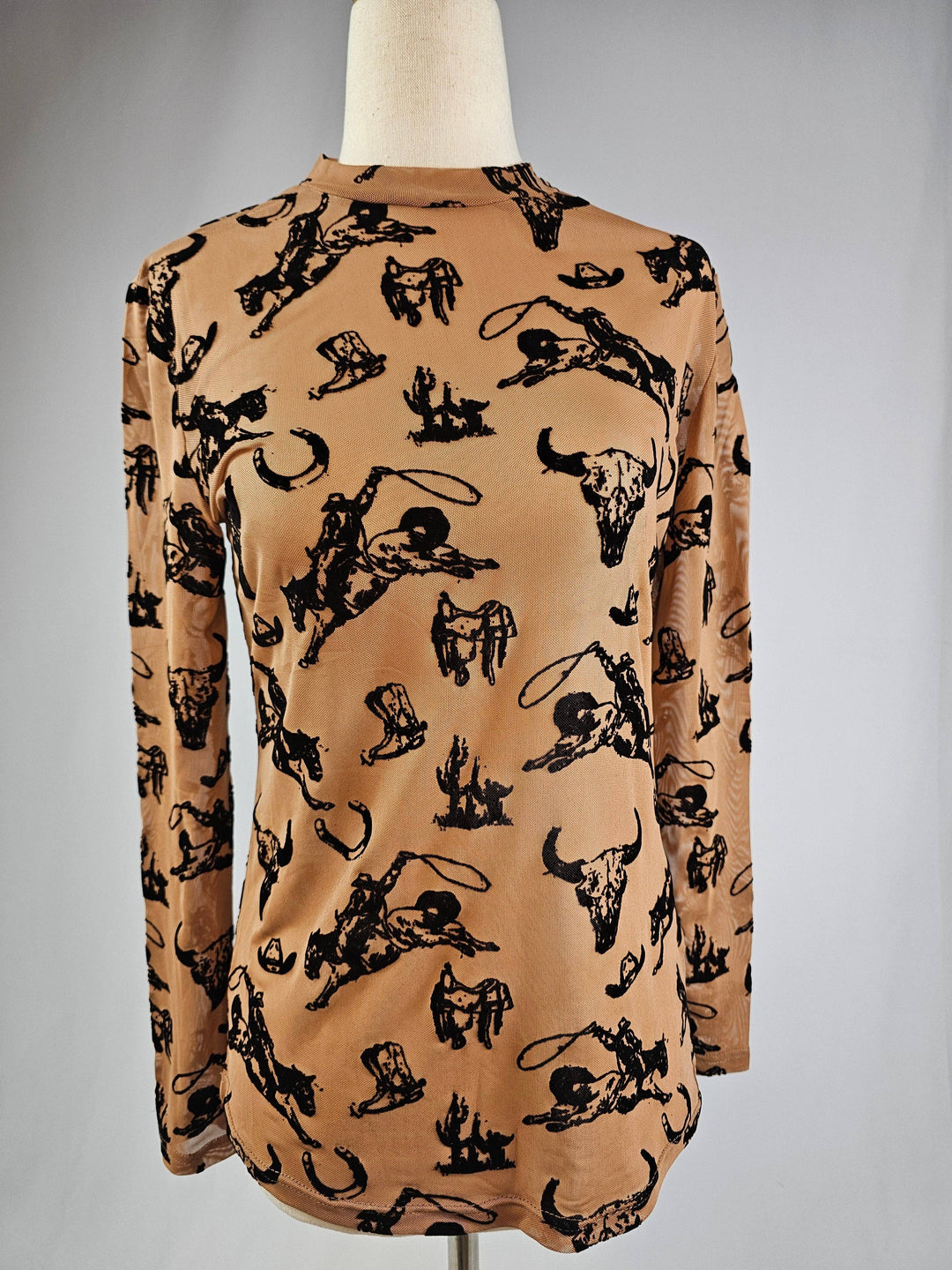 Cowboy 3D Mesh Top