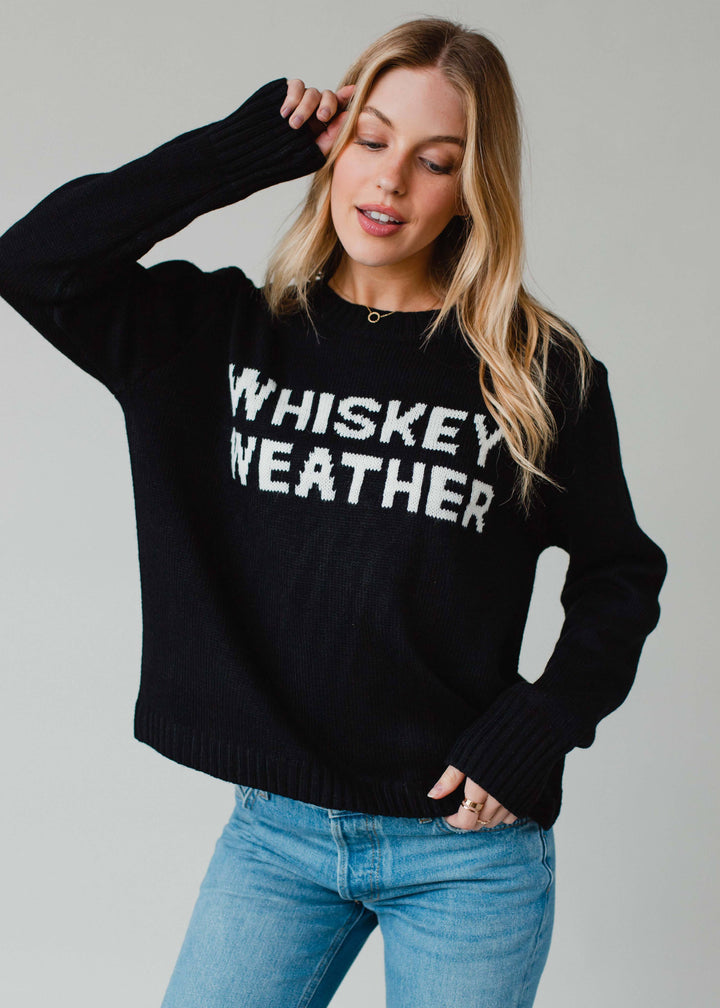 Whiskey Weather Sweater | Black