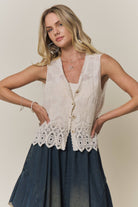 Clover Crochet Vest