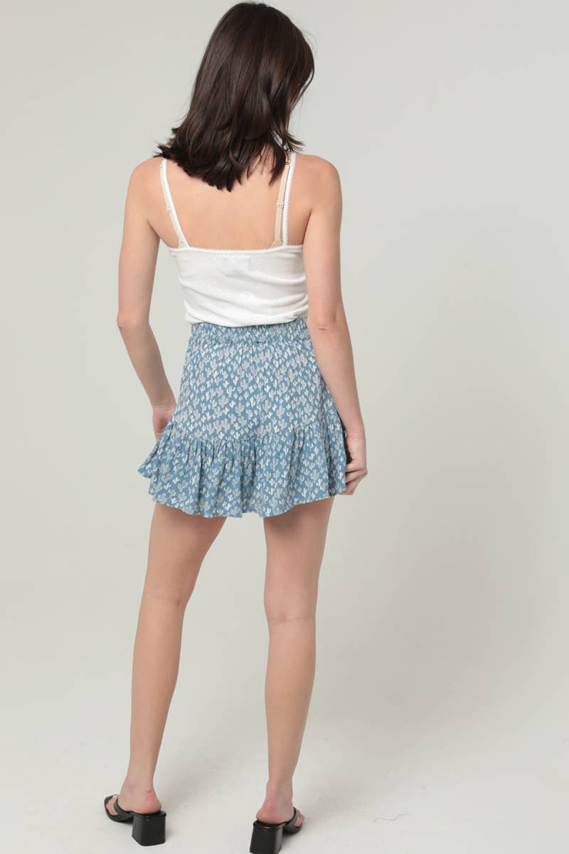 Cactus Trails Skort | Blue