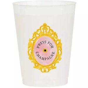 Press for Champagne Frosted Cups