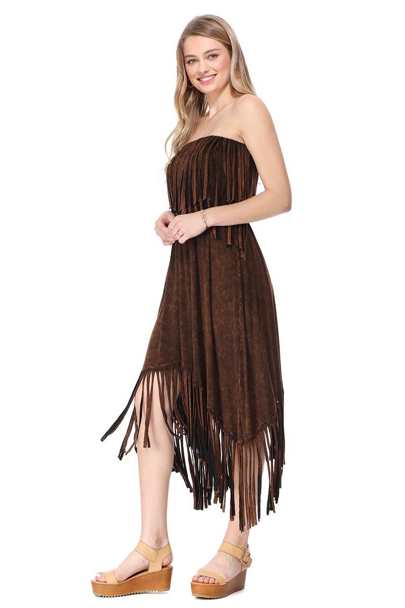 Duststorm Drift Fringe Dress