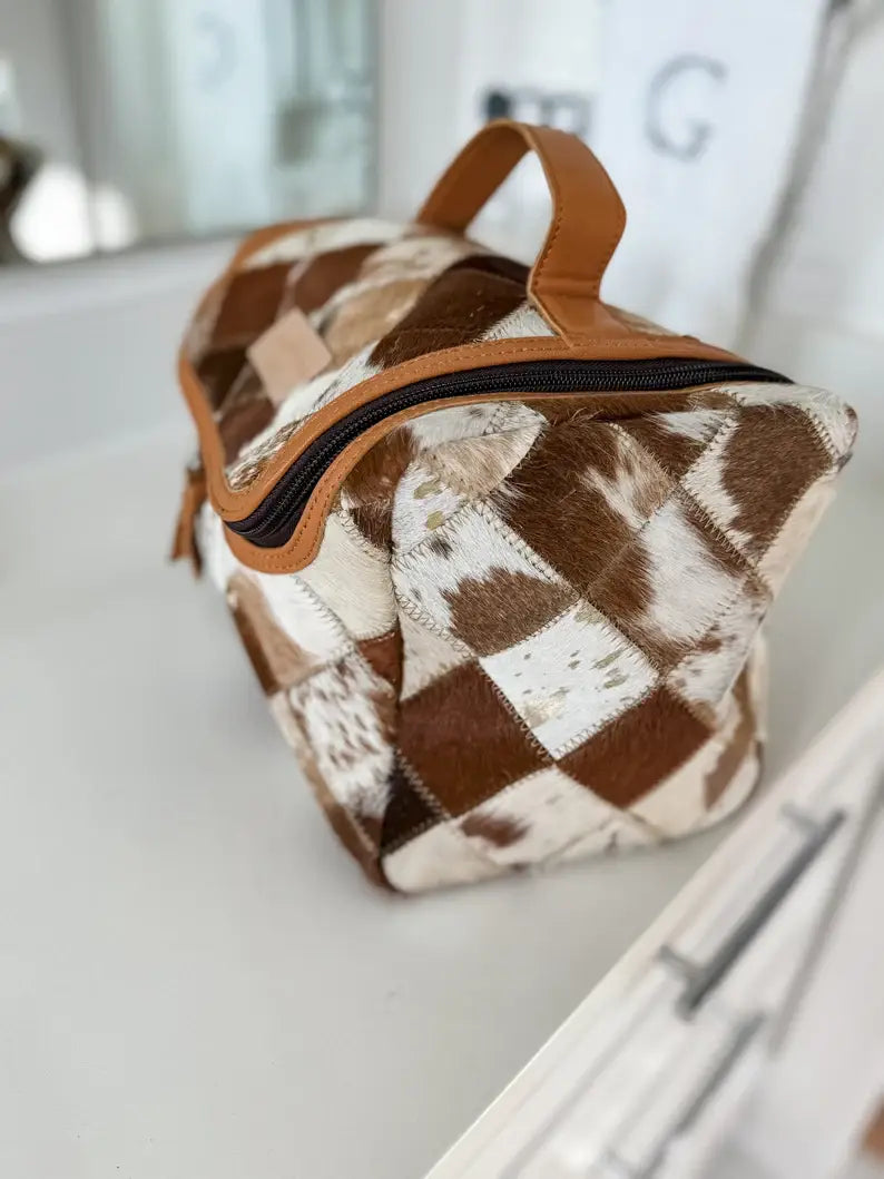 Boho Luxe Toiletry Bag | Tan