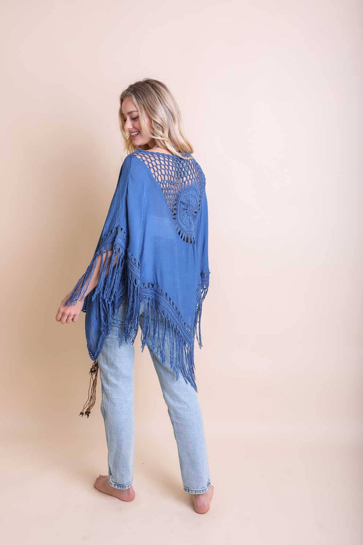 The Everything Kimono in Blue | Yeah Gurl Boutique