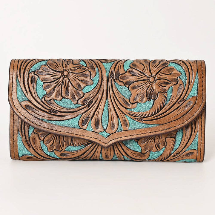 Turquoise Bloom Wallet