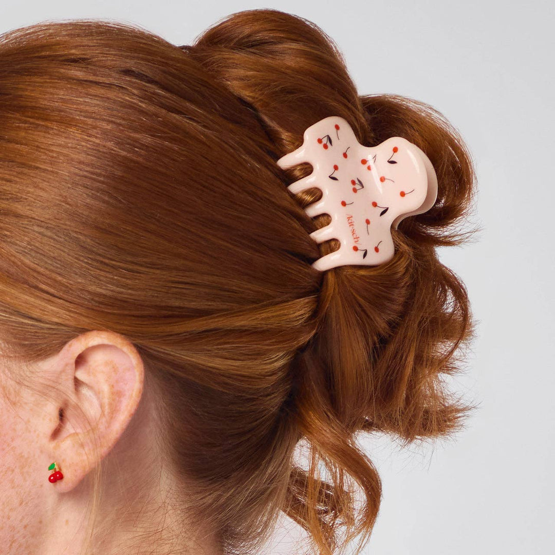 Recycled Plastic Medium Cloud Clip | Cherry