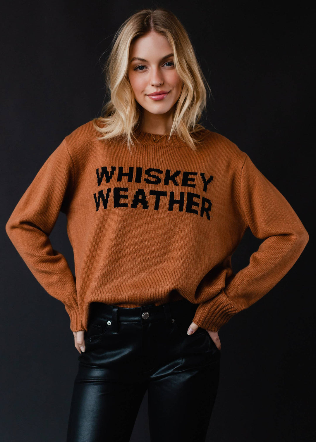 Whiskey Weather Sweater | Brown