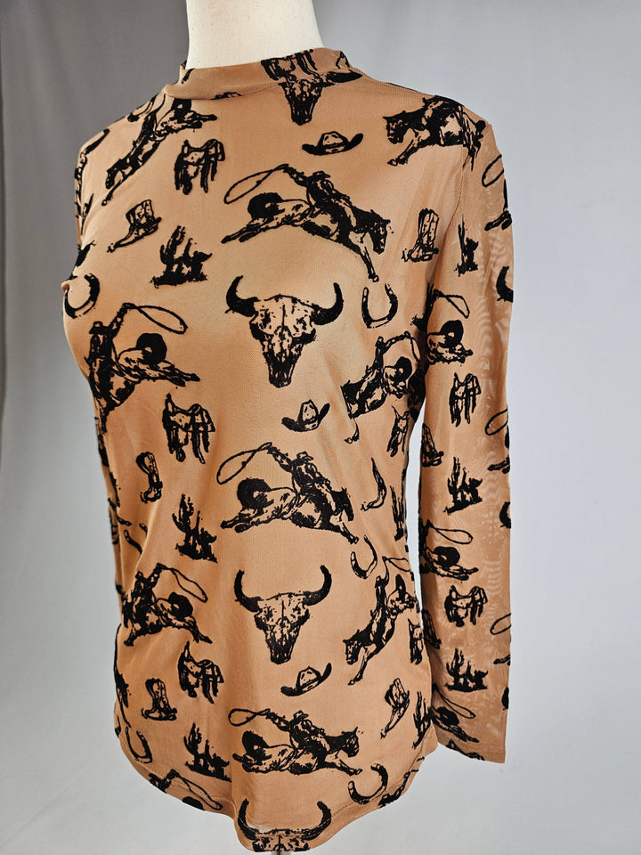 Cowboy 3D Mesh Top