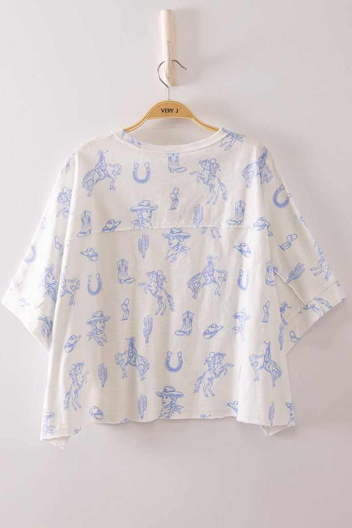 Yeehaw Dolman Top