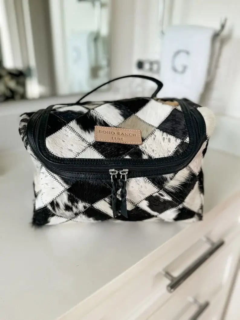 Boho Luxe Toiletry Bag | Black
