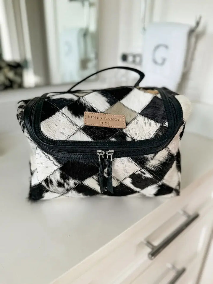 Boho Luxe Toiletry Bag | Black