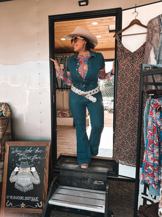 Outlaw Denim Jumpsuit | Medium Wash