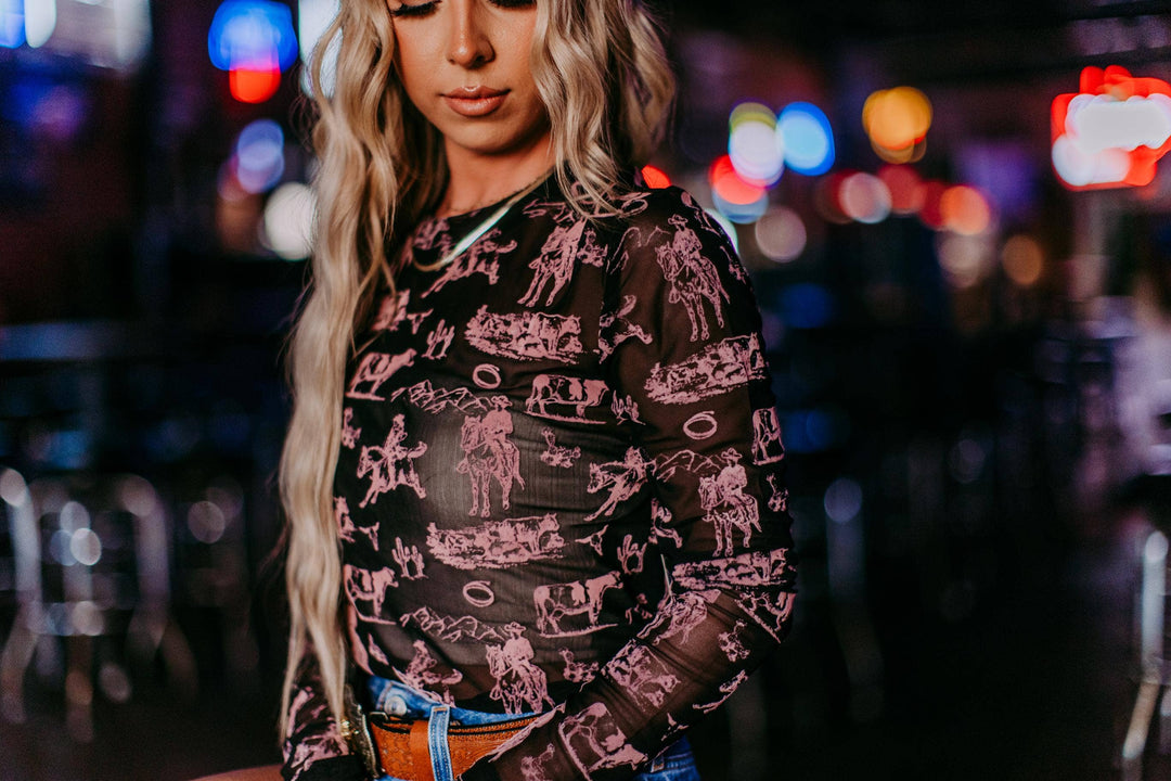 Rodeo Mirage 3D Printed Mesh Top