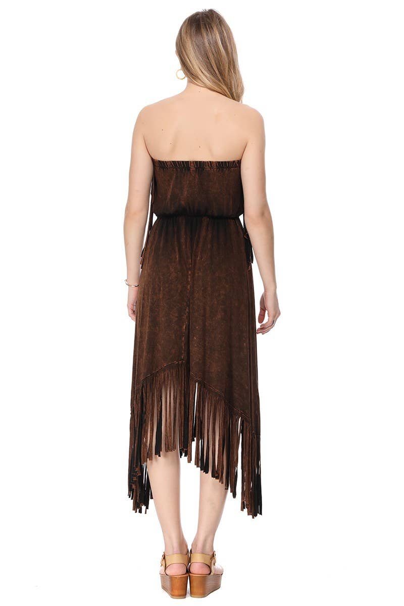 Duststorm Drift Fringe Dress