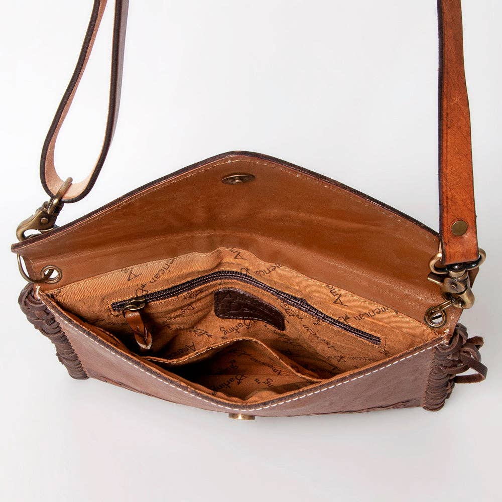 Envelope Hand-Tooled Leather Bag