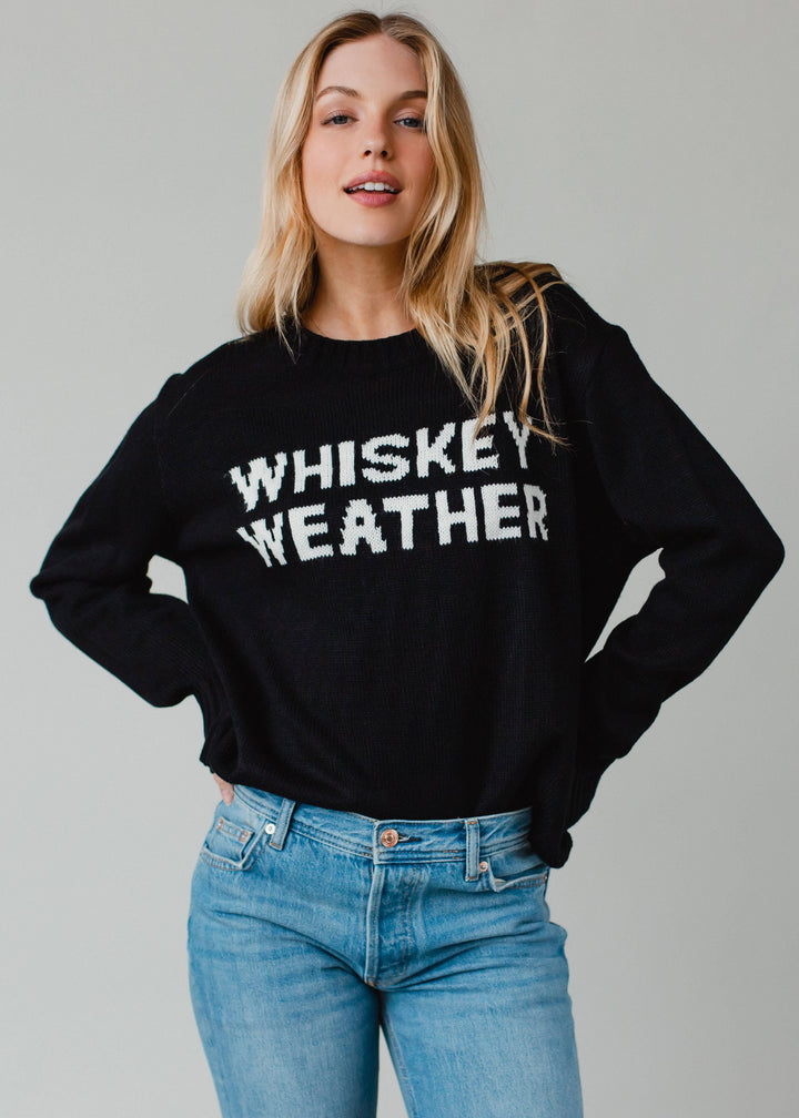 Whiskey Weather Sweater | Black